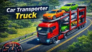 Car Transporter Truck Driving Simulator &mdash; cargo transport multistory vehicle  &mdash;  GamePlay part 1 