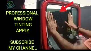 Professional Window Tinting Installation