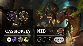Cassiopeia Mid vs Viktor - KR Master Patch 9.21
