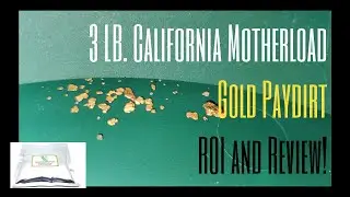 California Motherload Gold Paydirt Review! What did we get? Worth it? GOLD NUGGET!