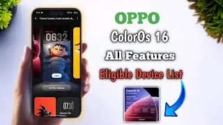 oppo ColorOs 16 All New Features Live Wallpaper, liquid glass effect Eligible Device List Name ⚡🔥