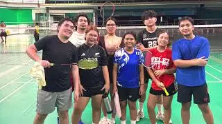 Aia & Janice vs Alex & Hugh Badminton Match