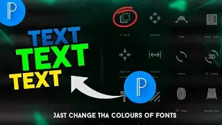 How to  Colour font in pixellab vfx Smooth Font Coloring tutorial video in pixellab 2025 Zain Editz