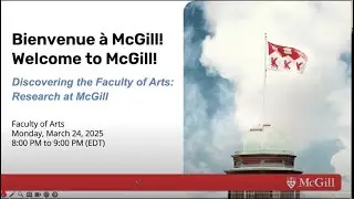 McGill University - Discovering the Faculty of Arts: Research at McGill