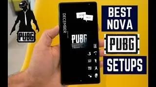 Android Customization | Best Nova Setup | Best Theme Setup - PUBG❤ Edition By Bee Light