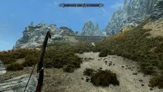 Skyrim luckiest bow shot ever!