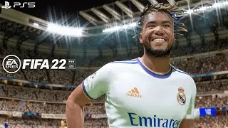 FIFA 22 PS5 - Real Madrid Vs Juventus Ft. Reece James, Rudiger, - UEFA Champions League - 4K