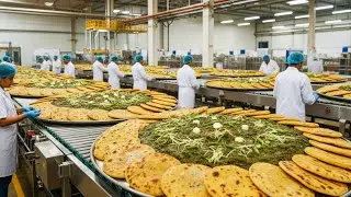 Inside a Modern Indian Food Factory: How Sarson Ka Saag & Makki Ki Roti Are Made (Full Process)