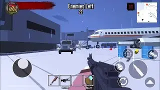 Blocky Zombie Survival 2 ( Pixel Royale ) Android Gameplay