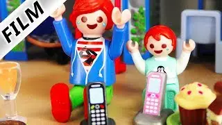 Playmobil Film Deutsch- JULIAN & EMMA MACHEN TELEFONSTREICHE BEI FREUNDEN! Kinderserie Familie Vogel