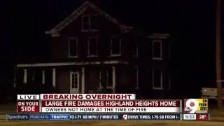 Highland Heights home burns overnight