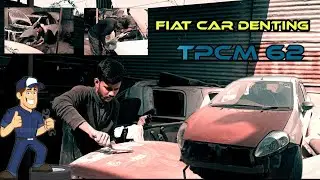 FIAT Car Denting 🧑&zwj;🔧 | Car Denting Process  | TPCM62 |  #repair #viralvideo #carlover #tpcm62