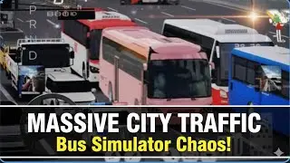 Massive city traffic|Bus driving game|3D driving car |vidhan gaming art #cargame #busgame #3dcargame