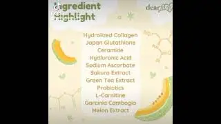 Dear Face Beauty Milk Premium Japanese Melon Collagen Drink