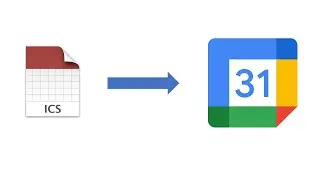 how to load an ics in google calendar