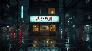Midnight Tokyo Rain 🌙 Relaxing Lofi Jazz for Anxiety Relief & Focus