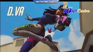 NERF Overwatch D.Va Rival Blaster with 3 Overwatch Rival Rounds مسدس NERF RIVAL