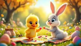 Happy Easter in Cartoon | Bunny Friends & Magical Egg Hunt 🐰🌷✨ | Story For Kids TV