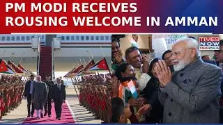 PM Narendra Modi Receives Rousing Welcome In Amman, Witnesses Vibrant Cultural Performance