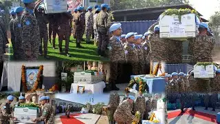 Nb/ sub Surjit Kumar Pradhan 3J&K RIF UN mission last funeral vlog 🇮🇳🫡 Hardik shardhanjali
