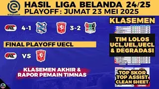 HASIL LIGA BELANDA TADI MALAM - TWENTE VS NEC NIJMEGEN - PLAYOFF UECL EREDIVISIE 2025 TERBARU