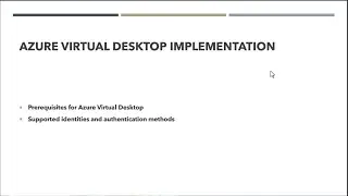 Azure Virtual Desktop (AVD) Implementation