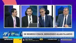 Noche especial en F&uacute;tbol a Fondo: hoy engalanamos el programa con la bienvenida de Allan Fajardo