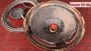 How to repair 15 inches Midrange speaker, speaker restoration