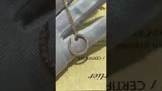 Cartier JusteUn Clou Nail Necklace 18K Rose Gold With Diamonds Fine Jewelry Custom Made,1:1 Custom