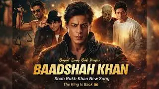 BAADSHAH KHAN 🔥 | The King Is Back 👑 | Tribute Song to Shah Rukh Khan | For Every SRK Fan ❤️