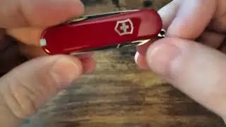 Unboxing my Victorinox Classic SD Swiss Army Knife.