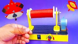 How To Make A Electric Firki At Home | Charkhi For Kite Festival | Electric Firki Science Project