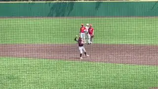Camden White c/o 2023 fielding at 2nd base