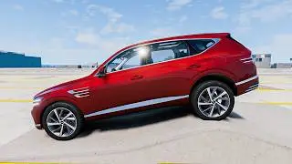 BeamNG Drive &ndash; Genesis GV80 2018 Suspension Test | Luxury SUV Ride