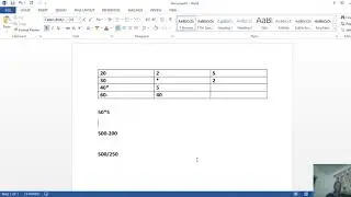 How to make calculations in Word