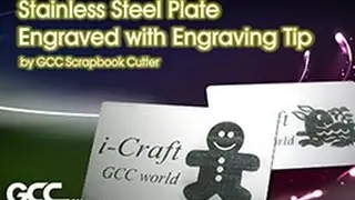 GCC---Stainless Steel Plate Engraved with Engraving Tip