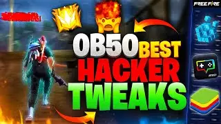 Best BRAZILIAN 🇧🇷 Sensi Tweaks For OB50 Free Fire To Fix Aim Joystick Stuck | BlueStacks 5 | MSI 5