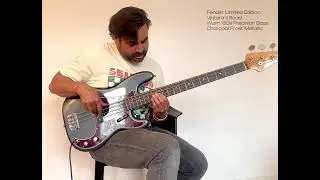 Fender Limited Edition Vintera II Road Worn '60s Precision Bass Charcoal Frost Metallic