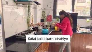 Kitchen deep cleaning || kitchen deep clean kaise Karen #deepcleaning #kitchencleaning 