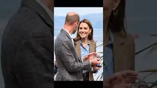 When they visited the Isle of Mull, where they are also duke & duchess, they were greeted with joy!