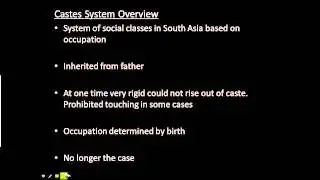 South Asia caste System