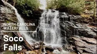 SOCO FALLS | Blue Ridge Parkway | North Carolina Waterfalls | Maggie Valley