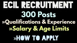 ECIL Technical Officer Recruitment 2021 | Central Govt Jobs Notification @StateZob1987