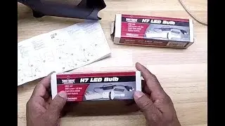 4800 Lumen Cree LED H7 Bulb installation 10-108/10-109