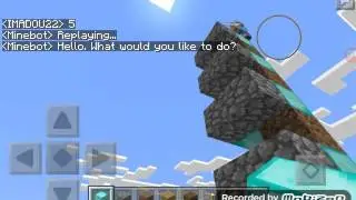 Comment avoir un robot sur minecraft pe (minebot)
