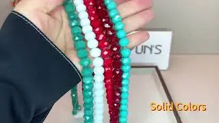 🔥 Viral 8mm Faceted Crystal Beads! DIY Jewelry & Beaded Bags Essential ✨