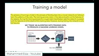 4 - Machine Learning | training model and testing process