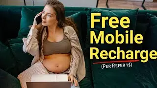 Free Mobile Recharge | Per Refer 1 Dollar | All Country Available | Income Studio