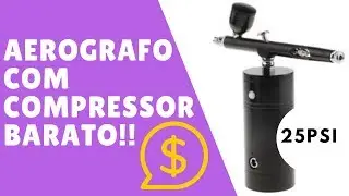 Aerografo com Compressor Barato