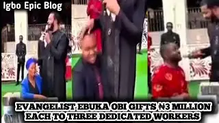 ​A LIFE CHANGING GIFT: THE MOMENT EVANGELIST EBUKA OBI EMPOWERED HIS STAFFS WITH ₦9 MILLION TOTAL..